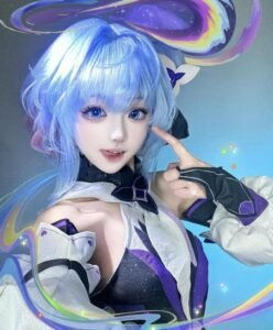 Ảnh gái xinh Ganyu cosplay xinh đẹp cực ngầu
