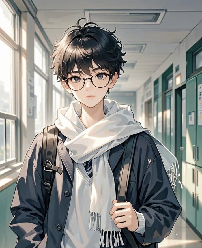 Ảnh nam anime phong cách nghệ thuật