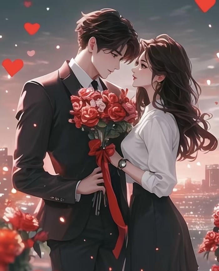 Anime khoảnh khắc đáng yêu của anime cặp đôi