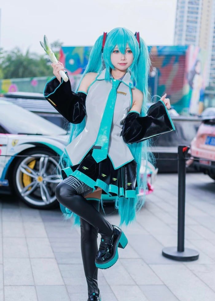 Bức ảnh cosplay Miku làm nổi bật vóc dáng thanh thoát