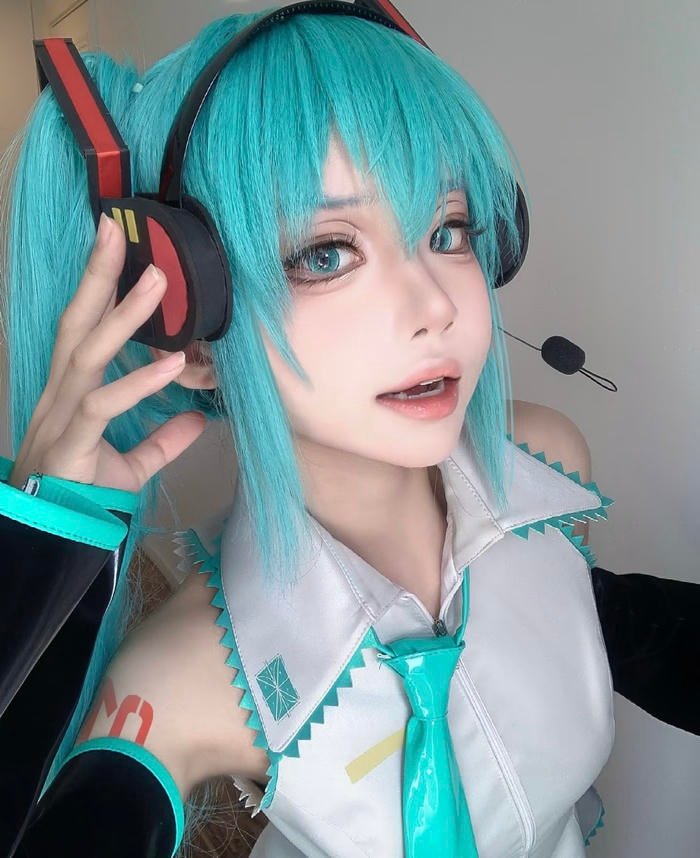 Bức hình cosplay Miku mang vẻ đẹp hiện đại dễ nhận ra