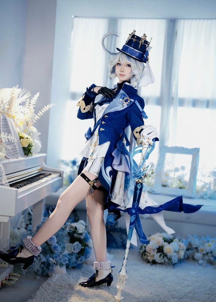 Bức hình furina cosplay khiến ánh nhìn trở nên ấm áp