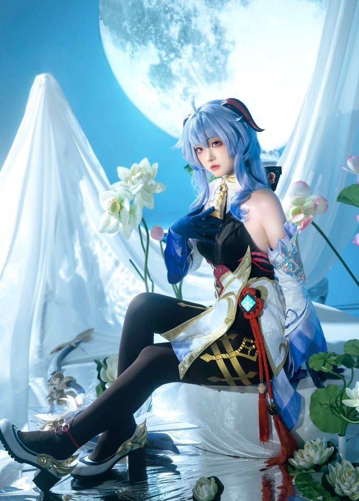 Hình ảnh cosplay ganyu lan tỏa cảm giác gần gũi quyến rũ