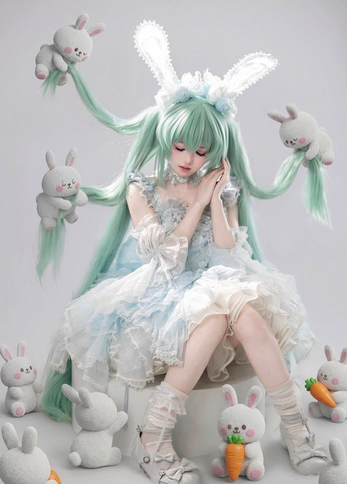 Hình cosplay Miku thể hiện diện mạo trẻ trung đầy sức hút