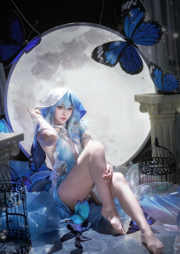 Hình gái xinh cosplay nhân vật anime mang cảm nhận sinh động