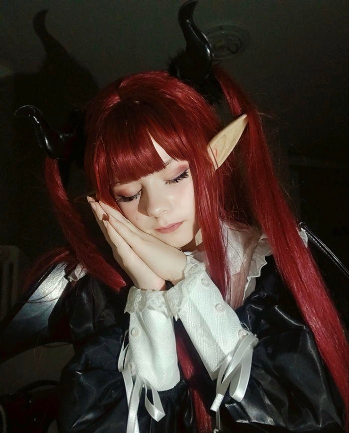 Hình gái xinh cosplay nhân vật anime thể hiện diện mạo hài hòa