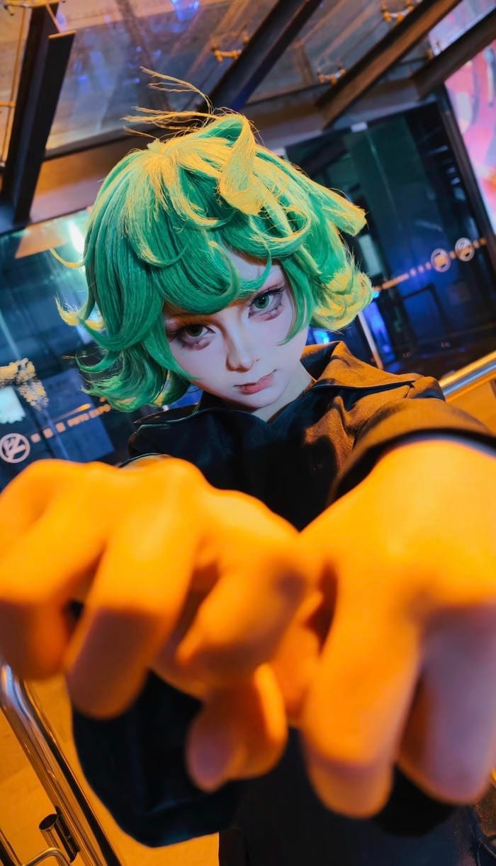 Hình tatsumaki cosplay tạo hình nhỏ nhắn nhưng rất cuốn