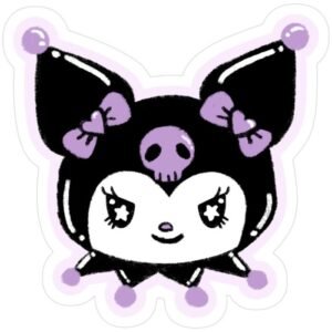 Sticker Kuromi mang nét cá tính nhưng vẫn cute