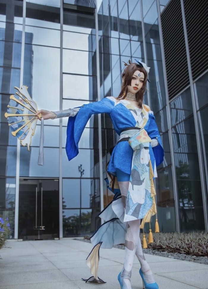 ảnh Mai Shiranui cosplay nét quyến rũ