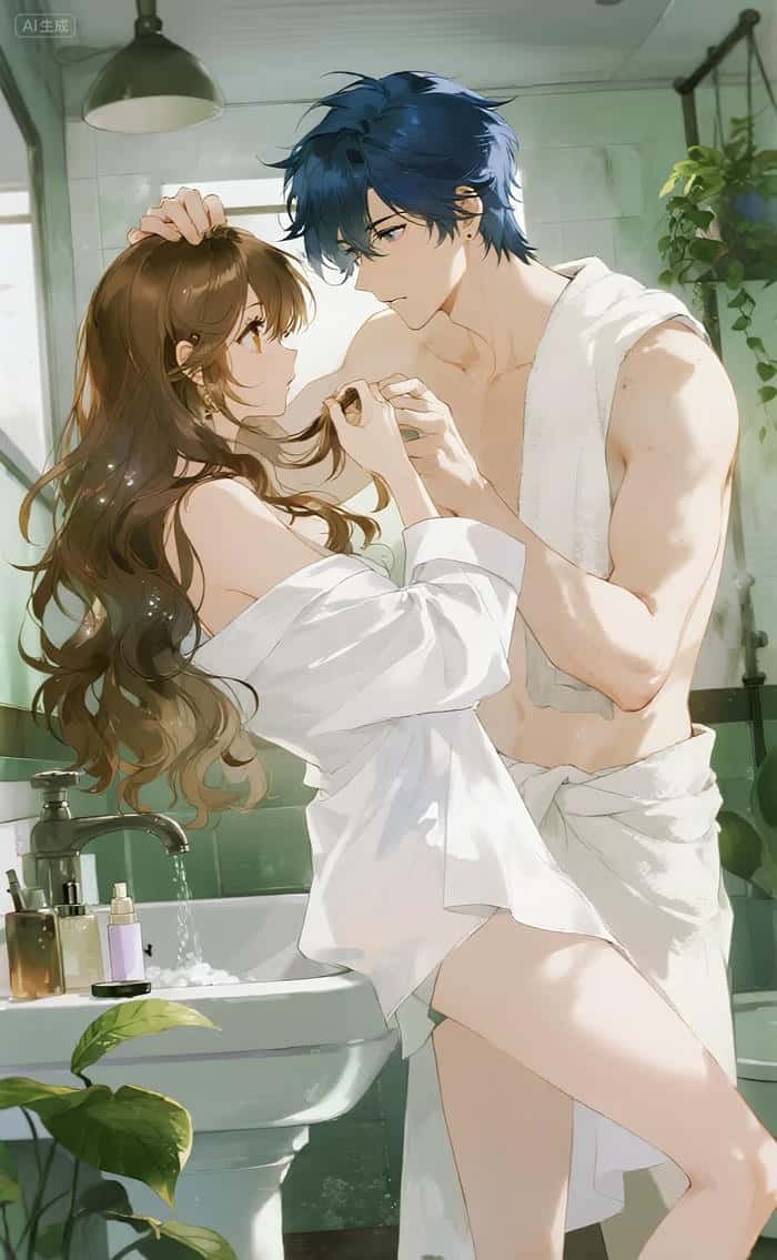 ảnh anime đôi trẻ ảnh anime cặp đôi hạnh phúc