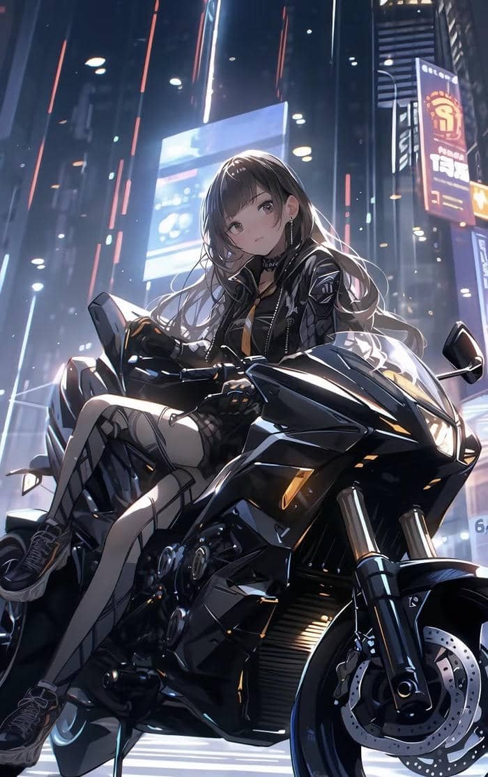 ảnh anime girl lạnh lùng cá tính cool ngầu