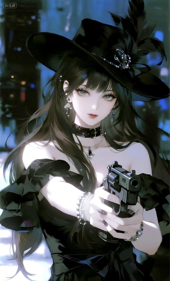 ảnh anime girl lạnh lùng cá tính ngầu