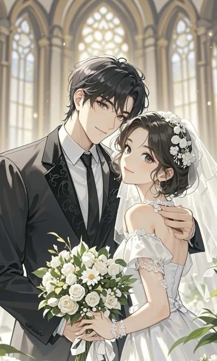 ảnh cô dâu chú rể anime nổi bật