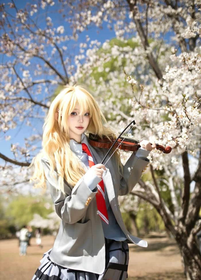 ảnh cosplay Luyến Trụ Mitsuri