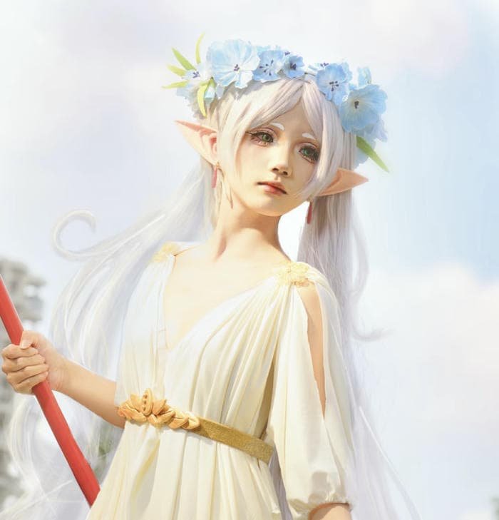 ảnh cosplay frieren chất lượng cao