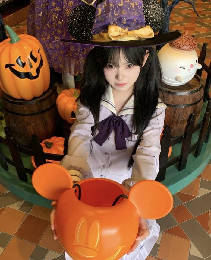 ảnh cosplay halloween cổ trang