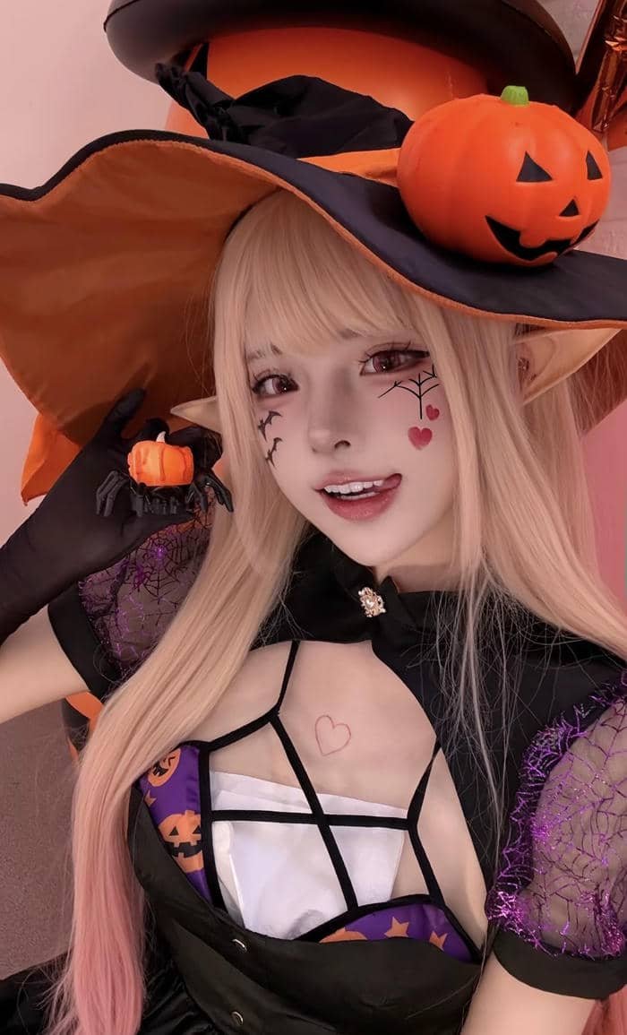 ảnh cosplay halloween nữ
