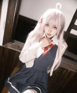 ảnh gái xinh cosplay học sinh trong trẻo