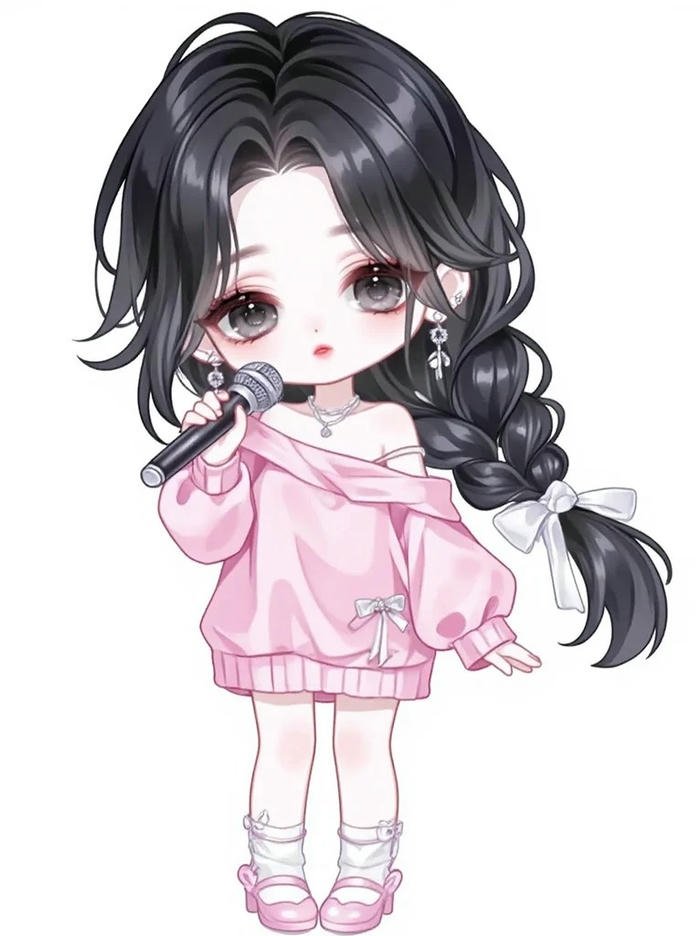 ảnh nữ chibi anime dễ mến
