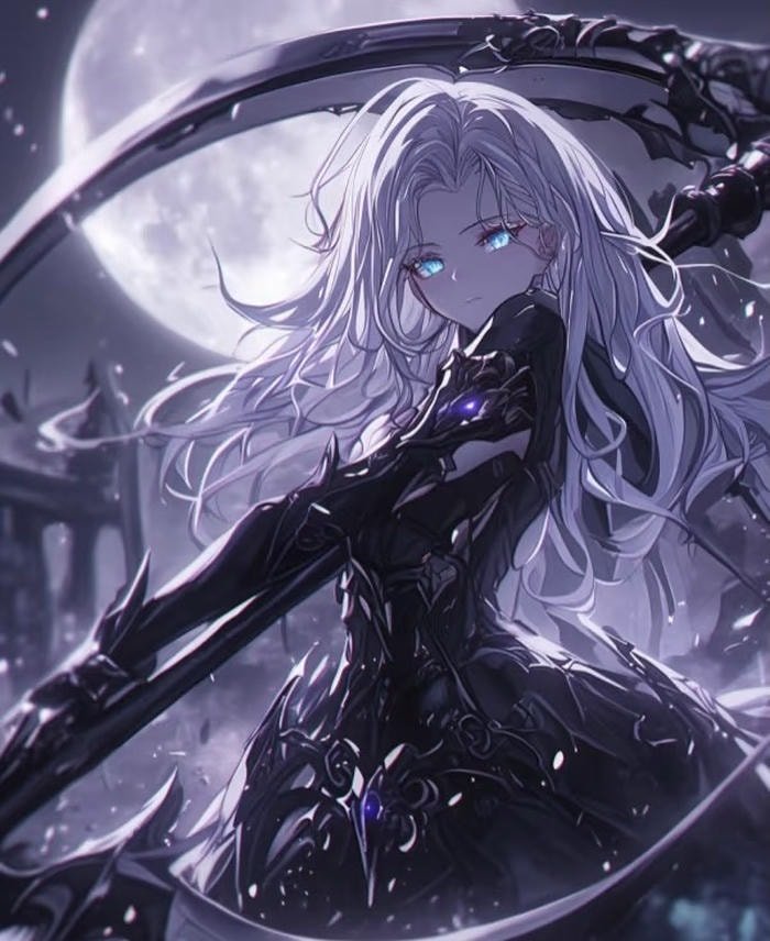 anime girl lạnh lùng cá tính phong cách kiếm hiệp