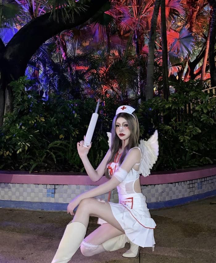 các ảnh cosplay halloween bí ẩn