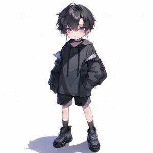 chibi nam lạnh lùng ảnh thần thái