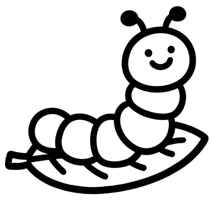 con sâu cho bé học tô