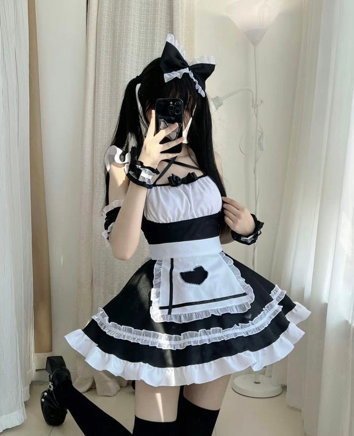 cosplay hầu gái đẹp