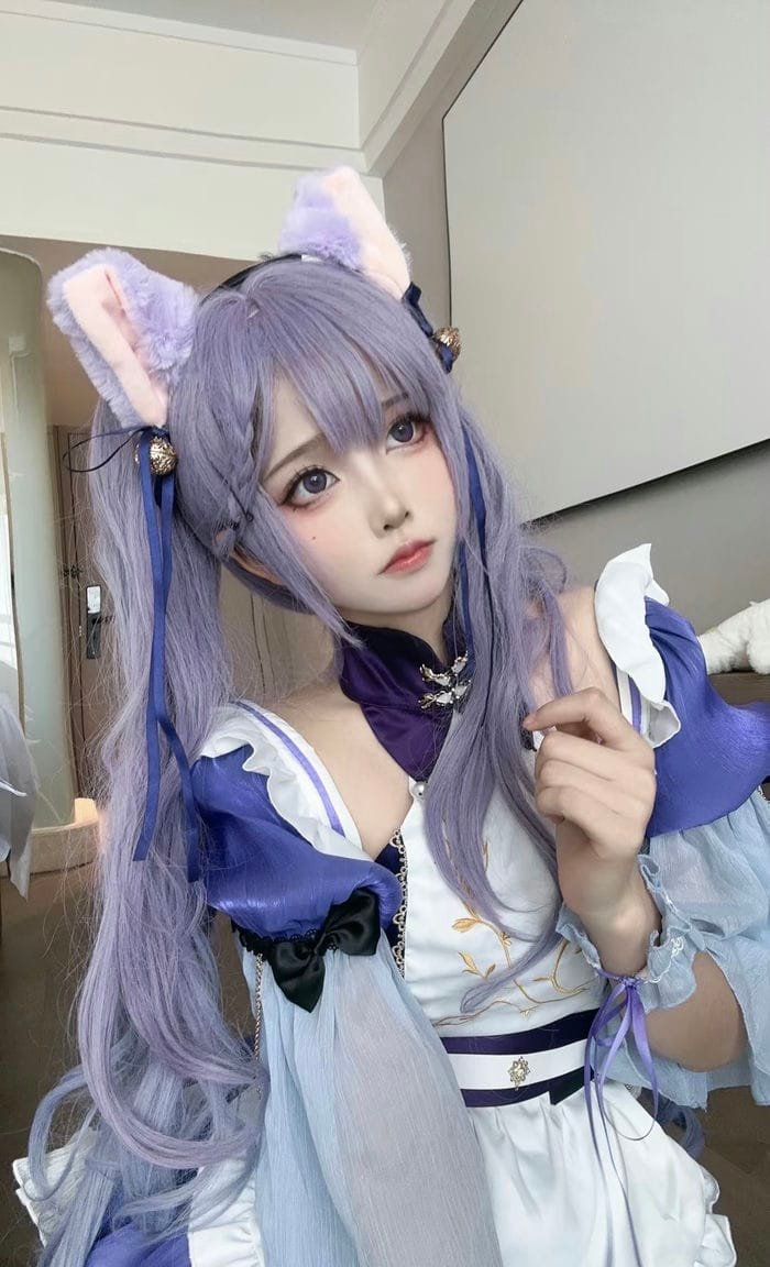cosplay maid thần thái