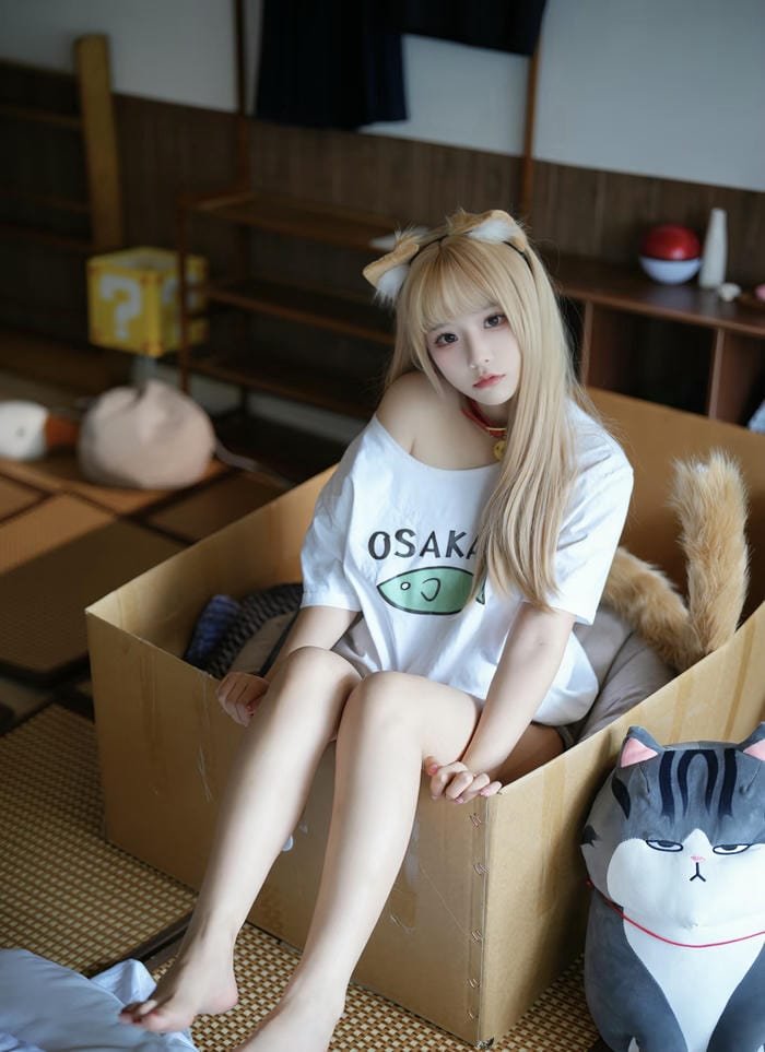 cosplayer tai mèo độc đáo