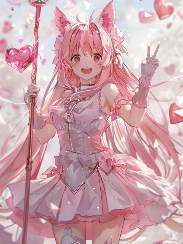 Tải miễn phí 146+ ảnh anime nữ tóc hồng dễ thương cuốn hút