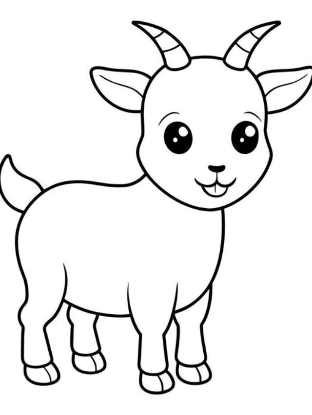 Album 169+ tranh tô màu con dê ngộ nghĩnh cho bé tập vẽ