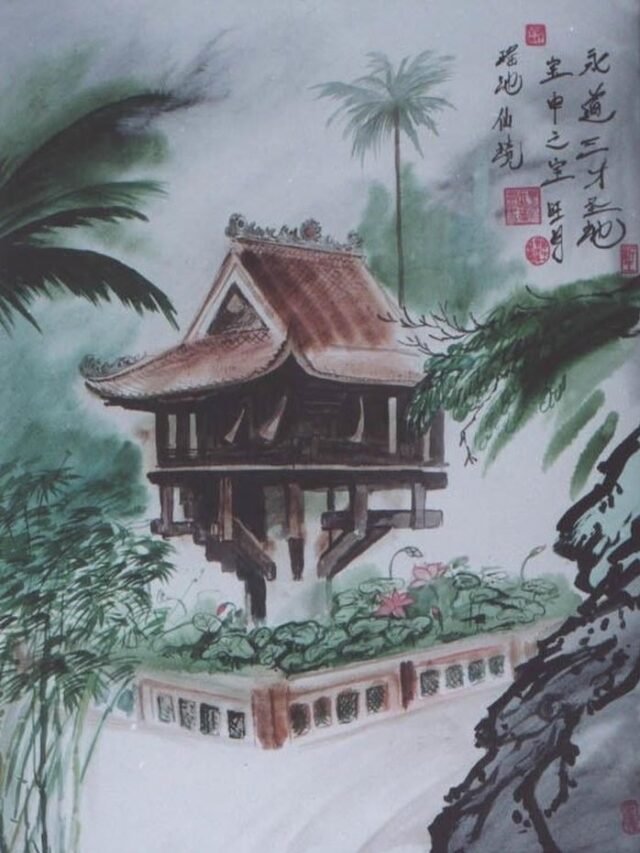 Tải ngay 123+ tranh vẽ Chùa Một Cột đẹp và ý nghĩa nhất