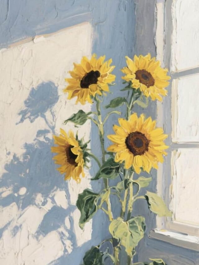 List 140+ tranh vẽ hoa hướng dương đẹp lung linh, rực rỡ ánh nắng