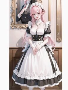 gái anime đáng yêu tạo dáng cực duyên