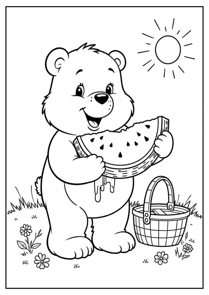 gấu dễ tô cho trẻ nhỏ