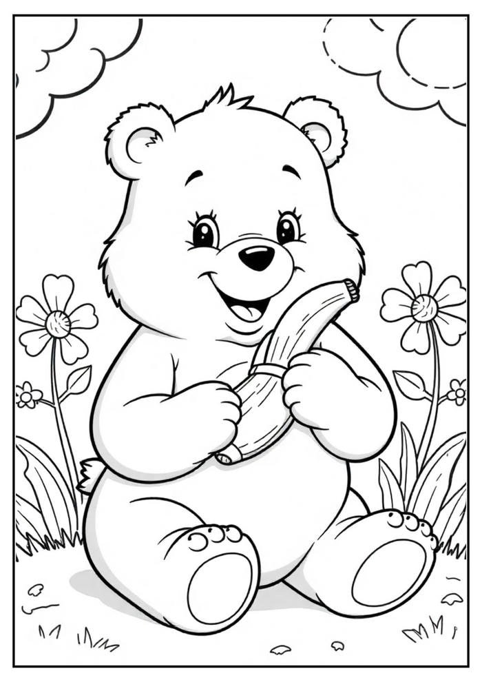 gấu hiền lành cho bé tô