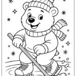 gấu nhỏ xinh dễ tô cho bé