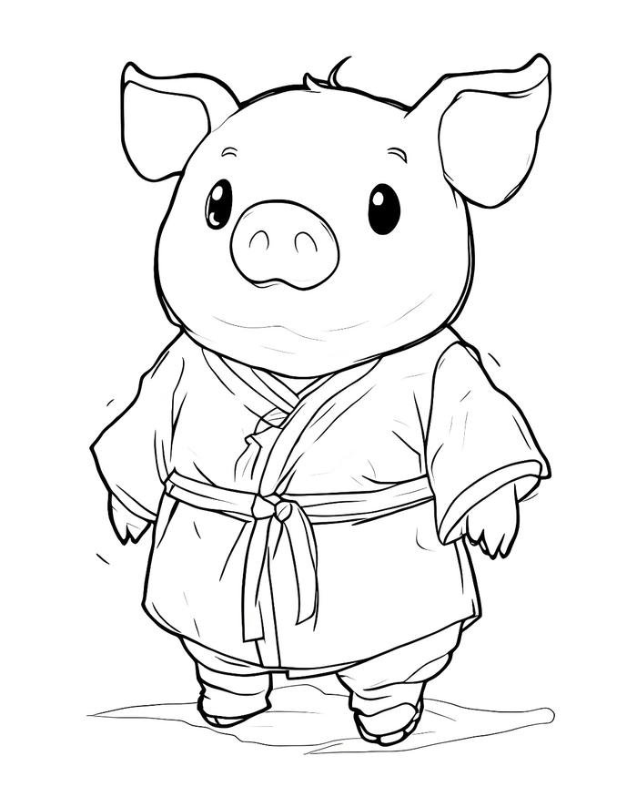 heo dễ nhìn cho bé tô