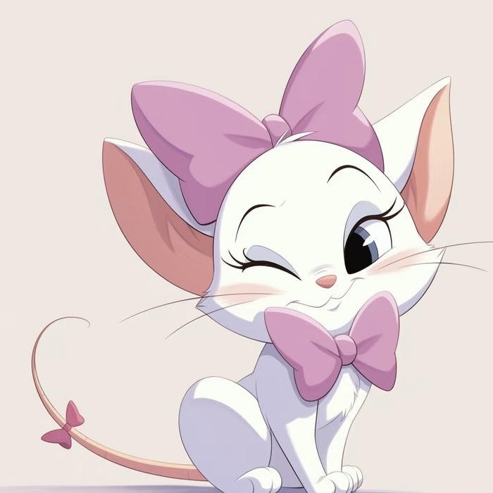 hình ảnh avatar cute mèo sành điệu