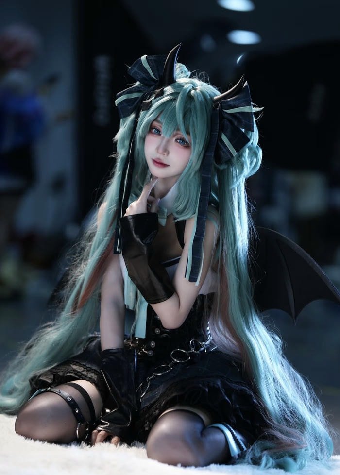 hình ảnh cosplay Miku dễ nhìn