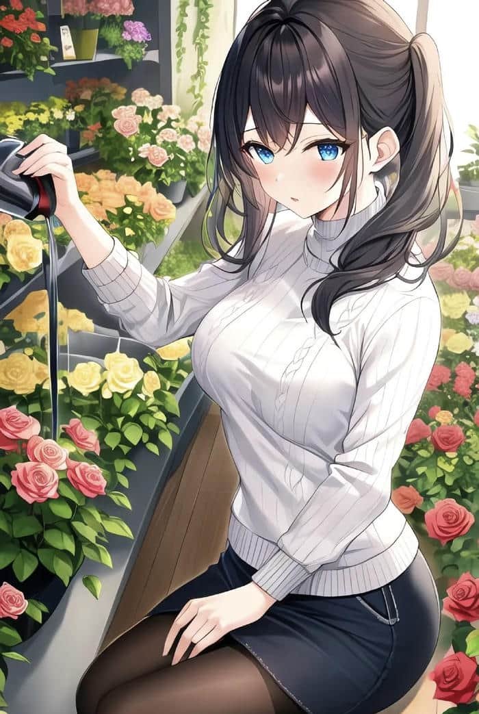 hình ảnh gái anime mlem nghệ thuật