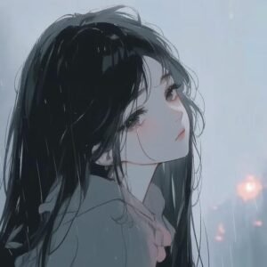 hình avatar buồn nữ anime cảm xúc sâu