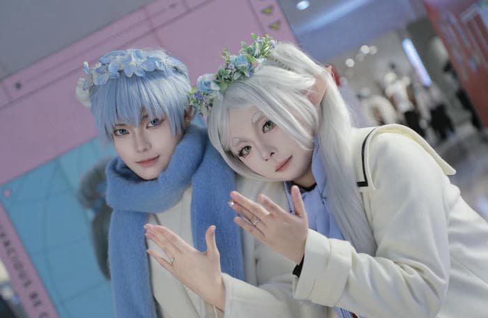 hình cosplay frieren đáng yêu