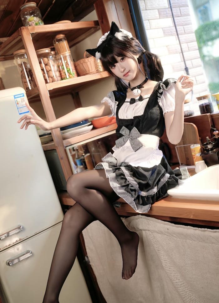 hóa trang mèo mang tai xinh