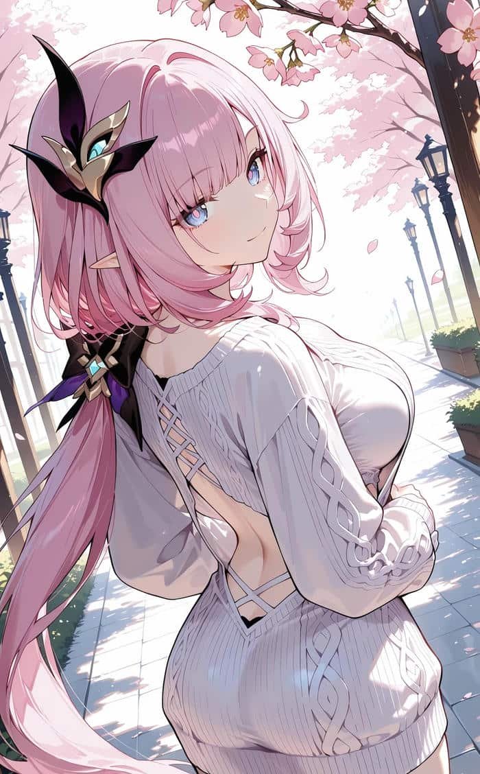 phong cách nhân vật anime nữ gợi cảm