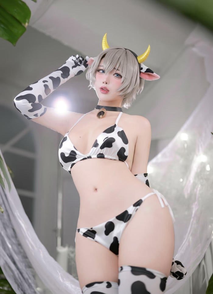 set đồ bò sữa quyến rũ