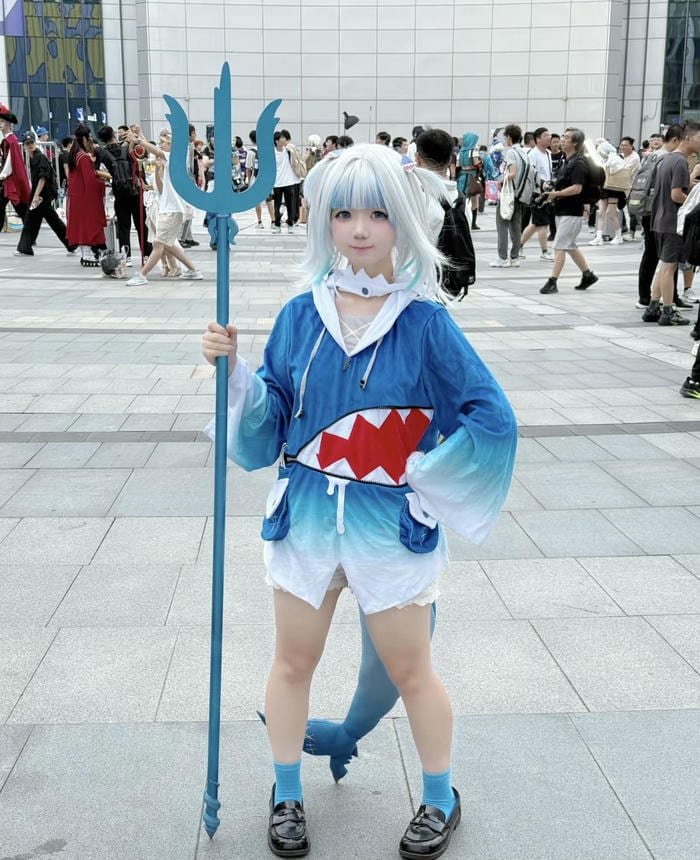 soft detail gura portrait