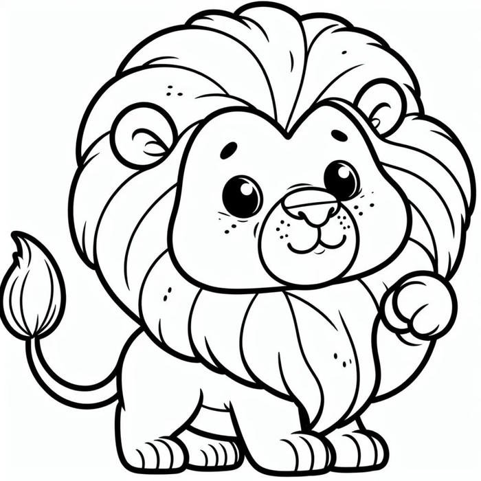 sư tử ngộ nghĩnh cho trẻ