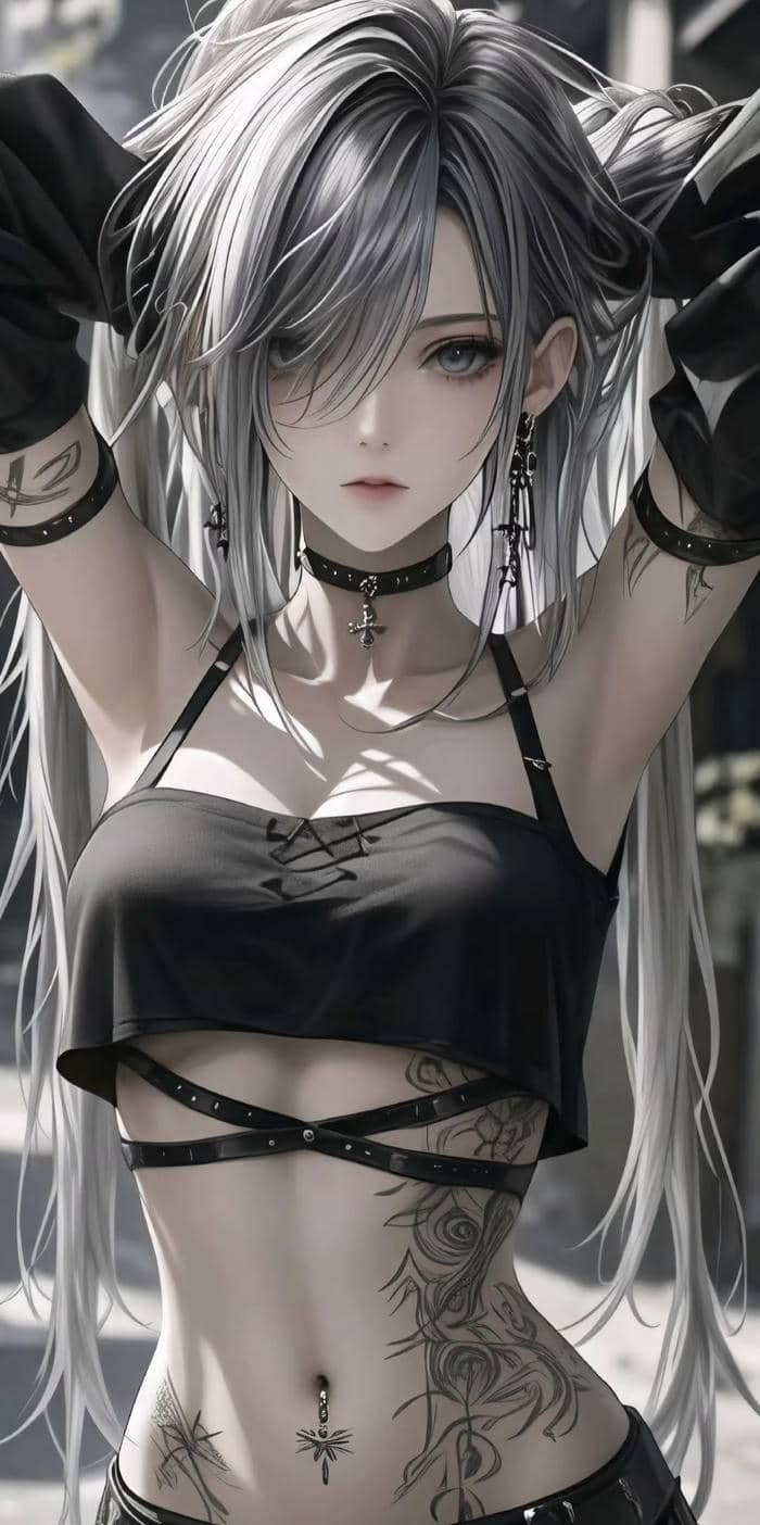 tấm ảnh anime girl lạnh lùng cá tính cá nhân